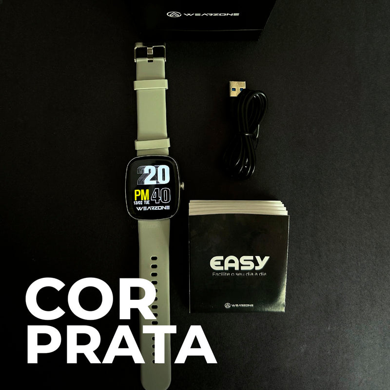 Smartwatch - Easy Prova D'agua - Bateria de Longa Duração