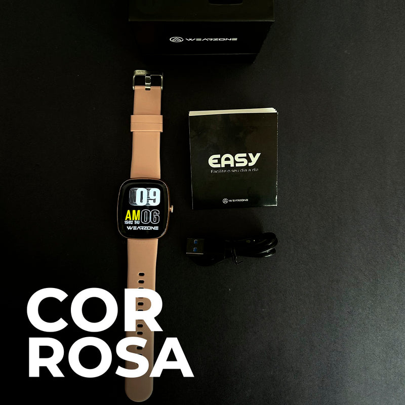 Smartwatch - Easy Prova D'agua - Bateria de Longa Duração